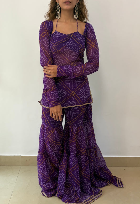 Jamuni Kurti sharara set