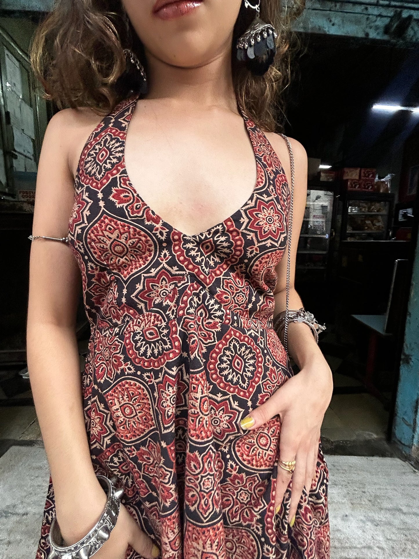 Maya Ajrakh Dress