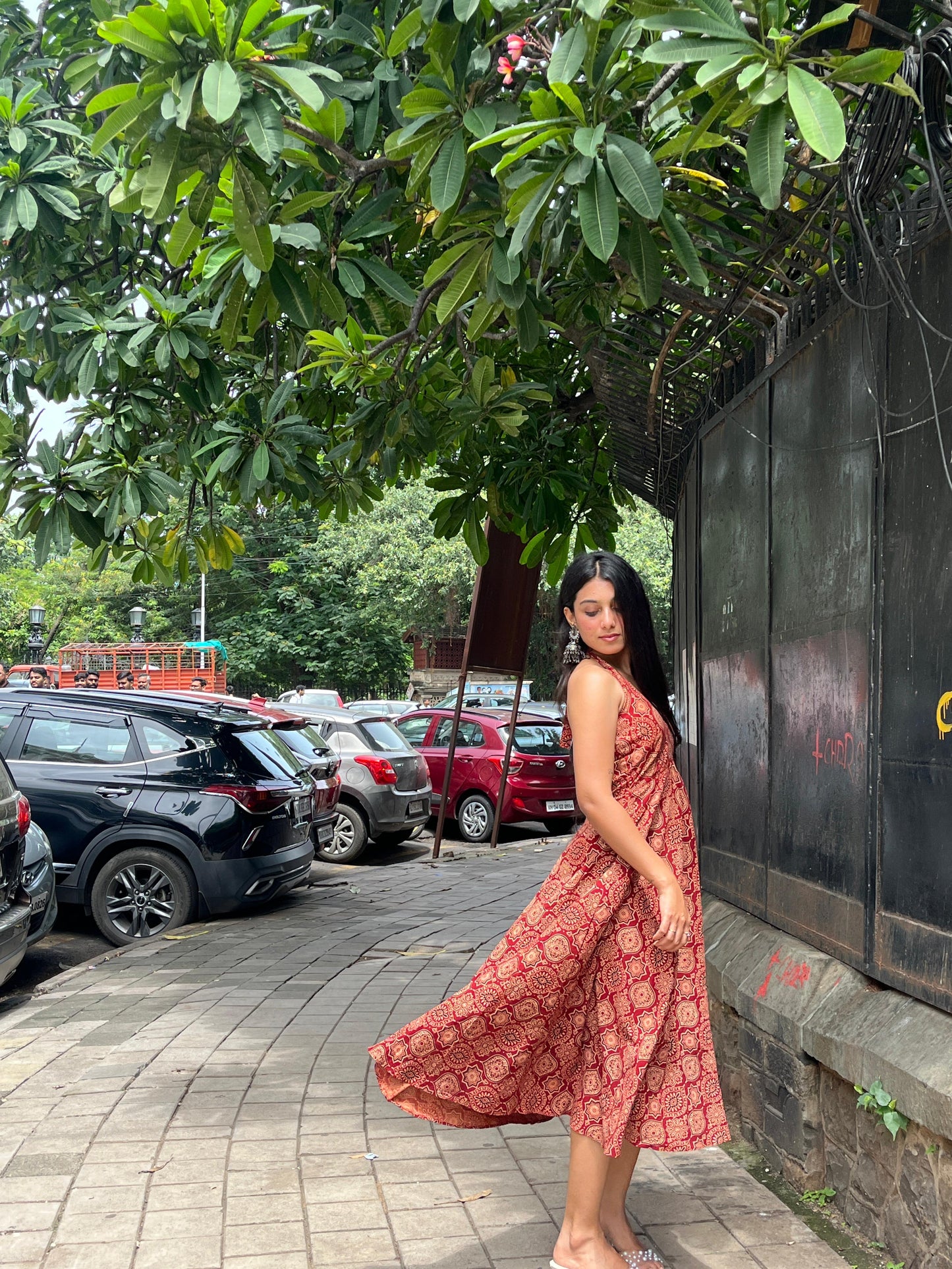 Anaya Ajrakh Dress