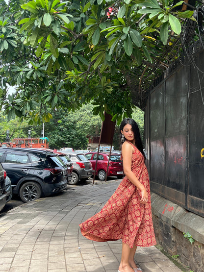 Anaya Ajrakh Dress