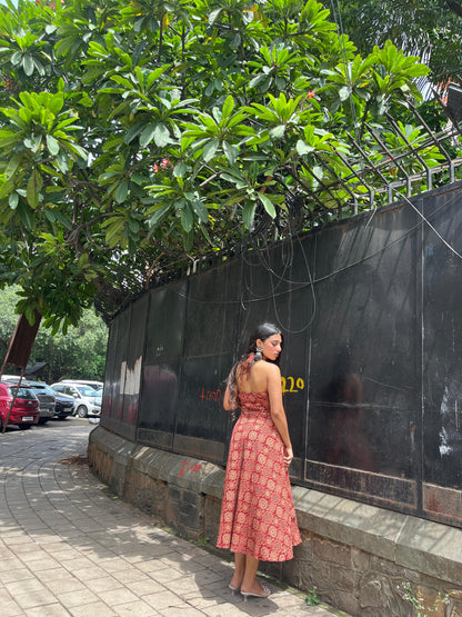 Anaya Ajrakh Dress