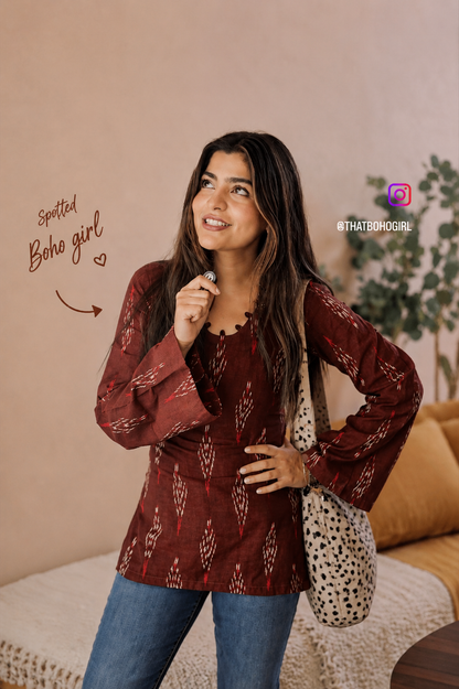 Aza Ikat Kurti