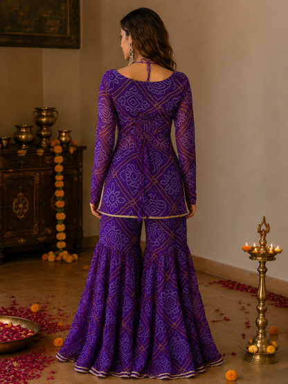 Jamuni Kurti sharara set