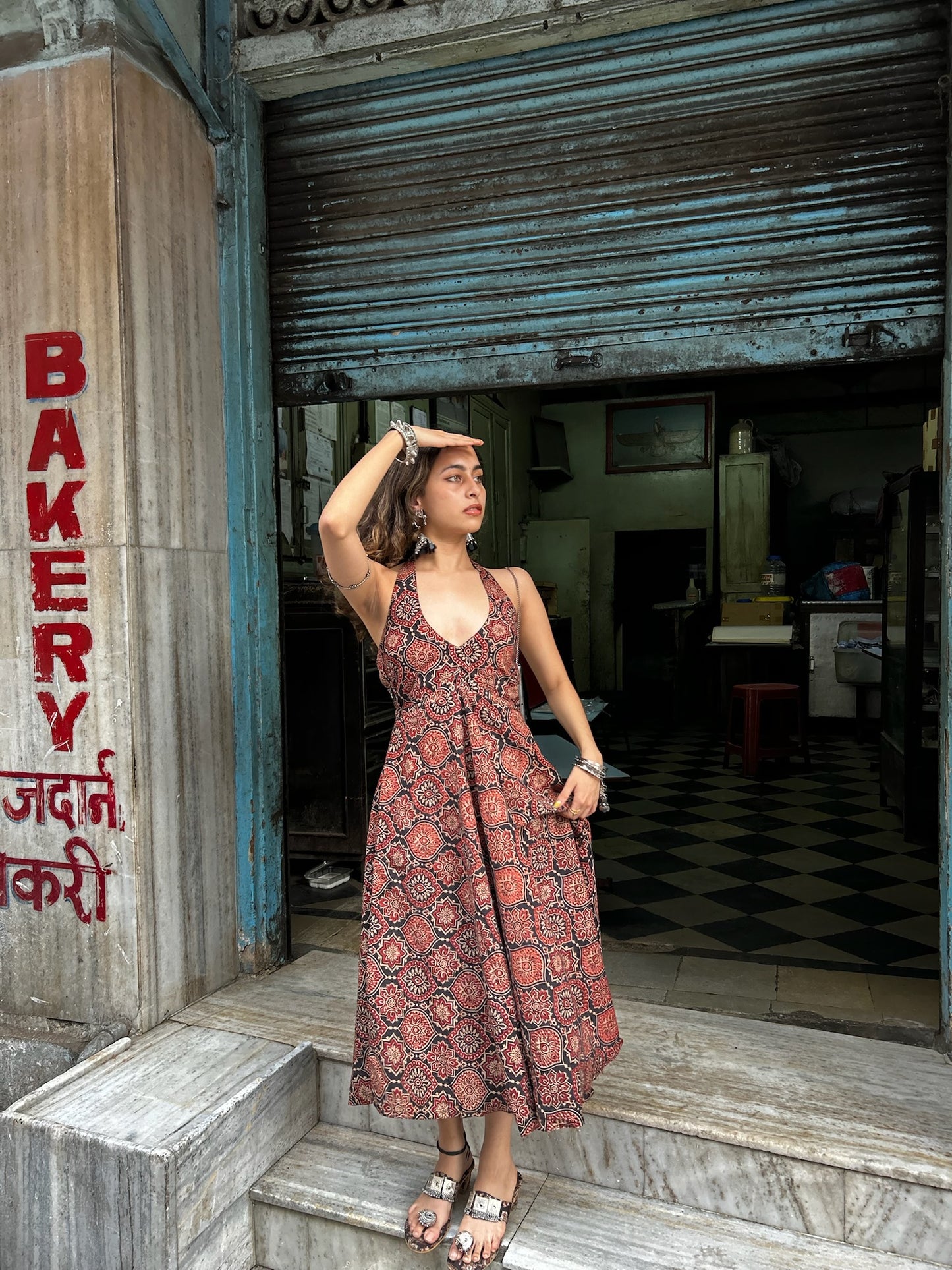 Maya Ajrakh Dress