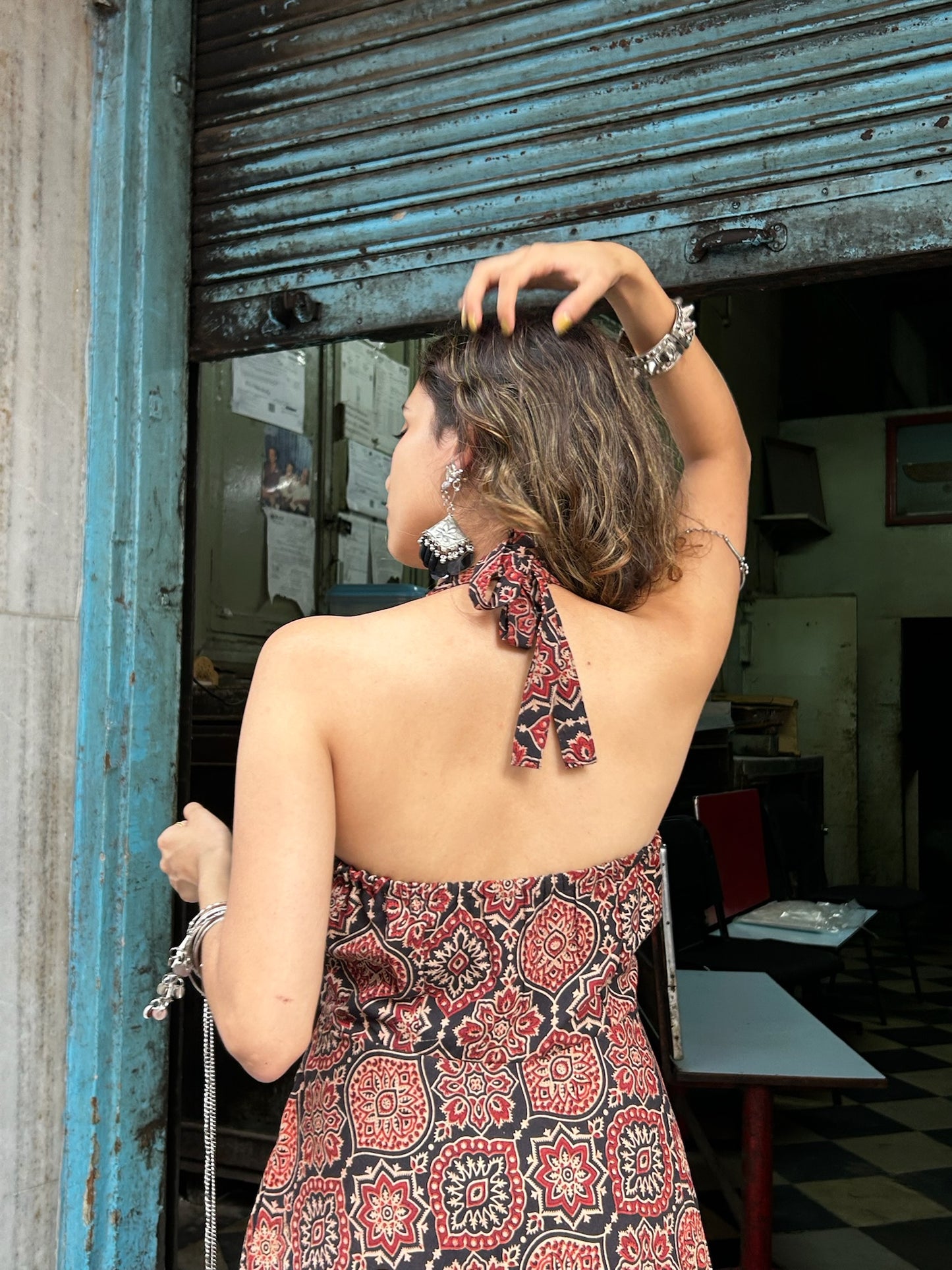 Maya Ajrakh Dress