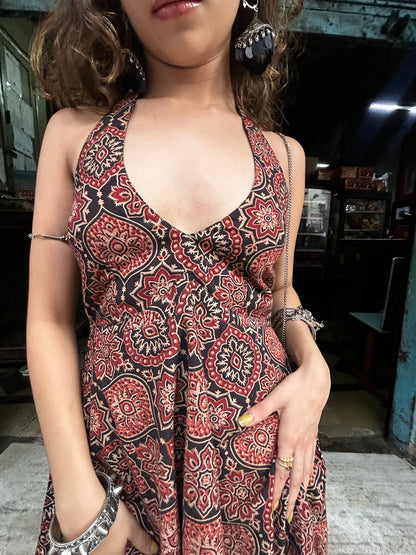 Maya Ajrakh Dress