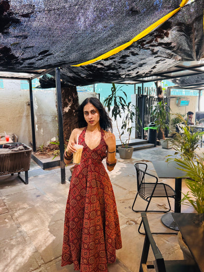 Anaya Ajrakh Dress