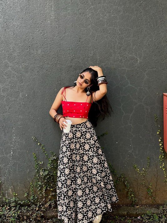 Laal Gajra set
