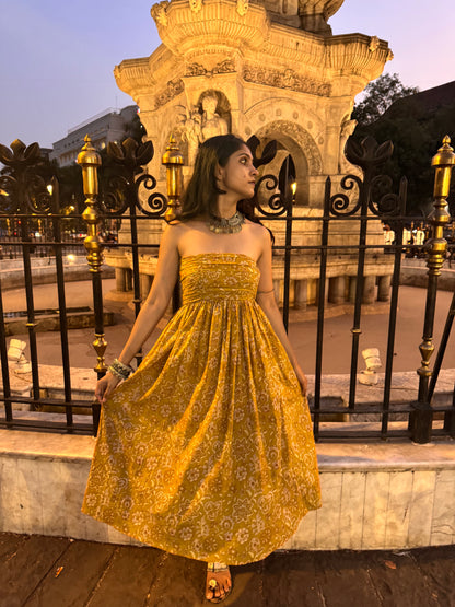 Saanjh midi Dress