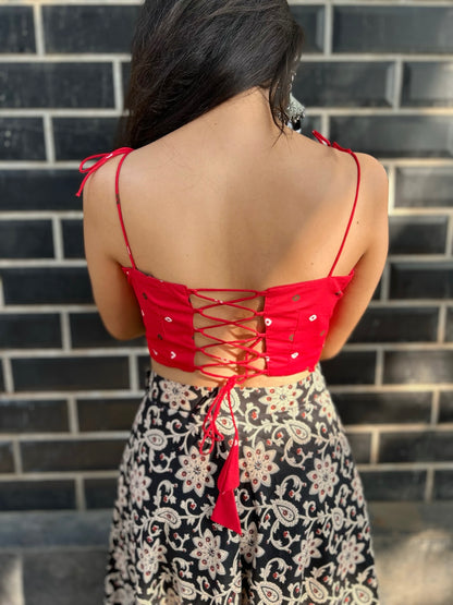 Laal Gajra set