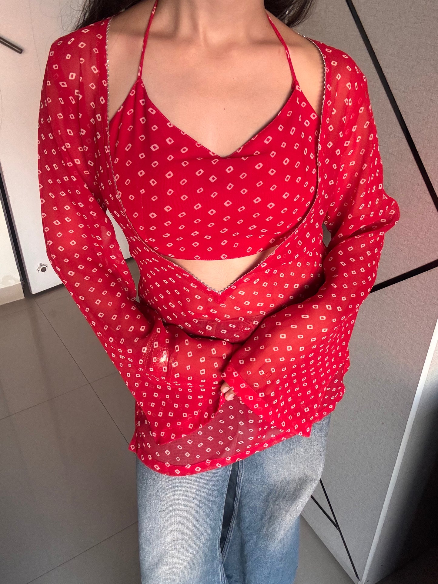 Laal Riva Kurti