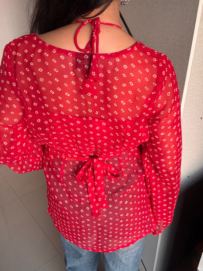 Laal Riva Kurti