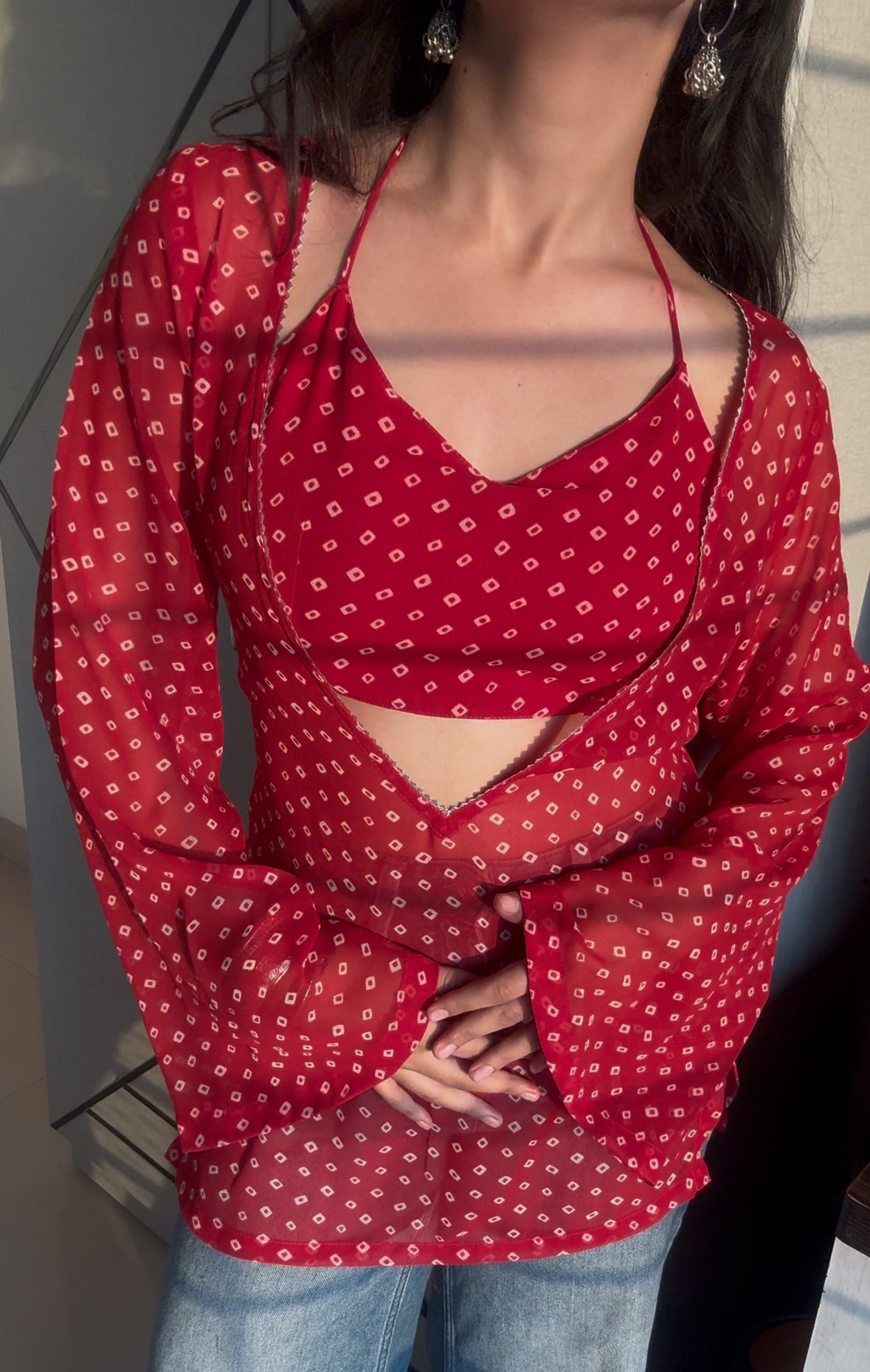 Laal Riva Kurti