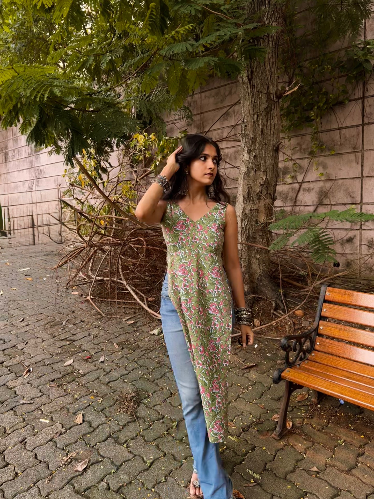 Zehra High slit Kurti